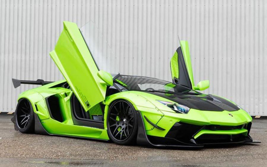 Lamborghini Aventador by Liberty Walk on Forgiato Wheels (Maglia-ECL) '2019